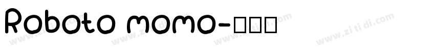 Roboto momo字体转换